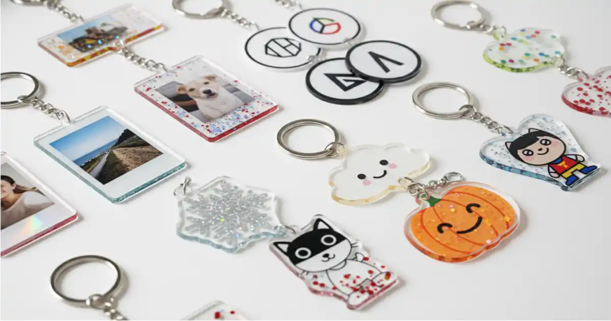 Creative Ideas for Clear Acrylic Keychains with Vograce